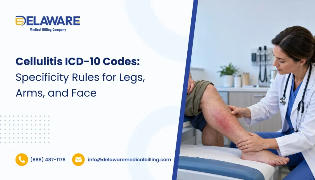 Cellulitis ICD-10 Codes: Specificity Rules for Legs, Arms, and Face